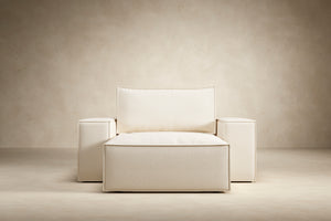 NEWILLA LOUNGER CHAIR W/WIDE ARM RESTS, 39"X61"