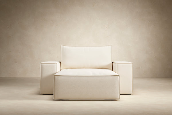 NEWILLA LOUNGER CHAIR W/WIDE ARM RESTS, 39"X61"