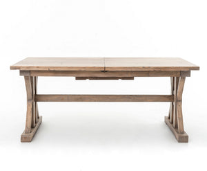 Florence Extension Dining Table-Sundried Wheat