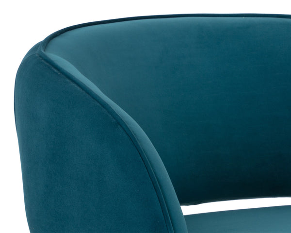 ROSALIA LOUNGE CHAIR - TIMELESS TEAL