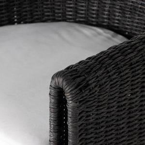 Tucson Outdoor Dining Armchair In Coal
