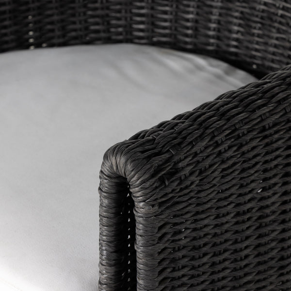 Tucson Outdoor Dining Armchair In Coal
