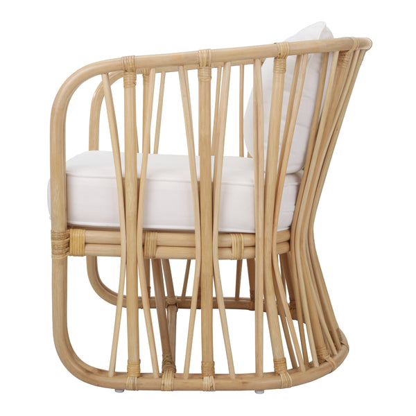 Shanaya Rattan Accent Arm Chair, Natural