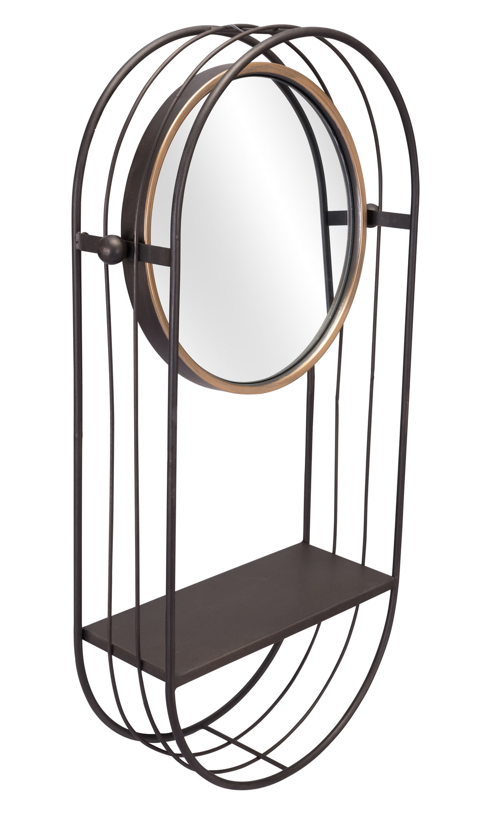Saroni Mirror Shelf Gray