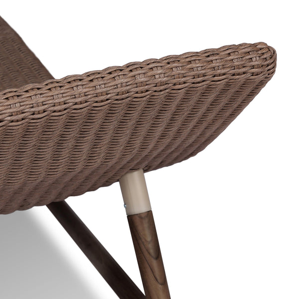 Portia Outdoor Chaise - Tanned Weave