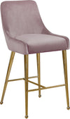 Irvin Stool In Pink Velvet