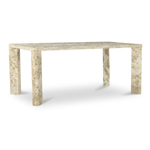 Moe's Segment Dining Table in Panther Stone Beige