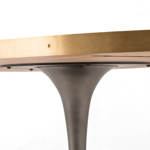 Evans Oval Dining Table - Reclaimed Burnt Oak