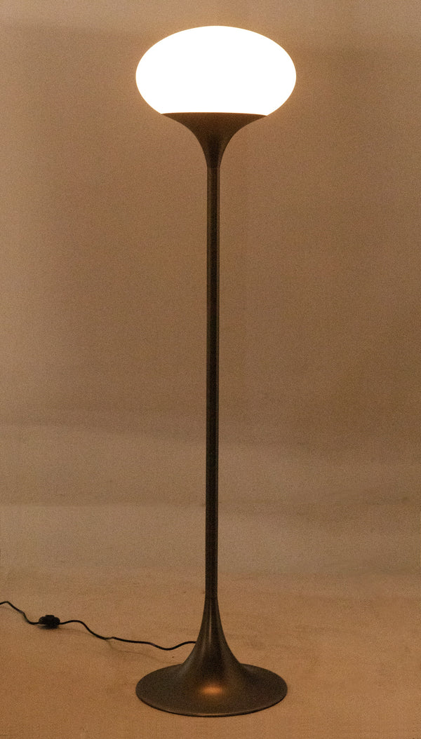 Drop Floor Lamp, Gun Metal Finish