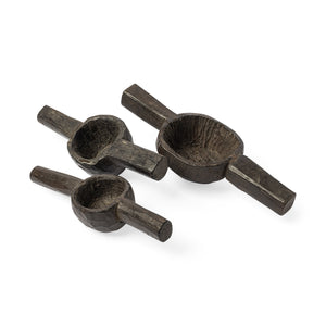 Oro (Set of 3) Brown Tribal Inspired Measuring Cups