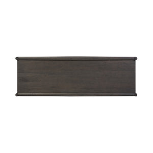 Glenview Console Table - Smoked Black Oak