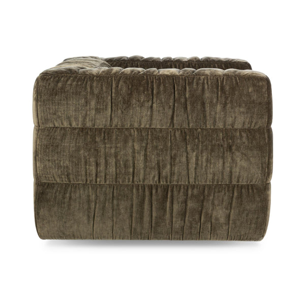 Afeela Upholstered Swivel Chair in Fern Green
