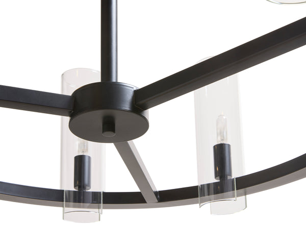 CLARABELLE CHANDELIER - SMALL - BLACK