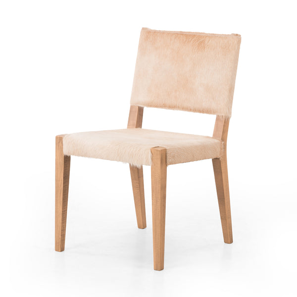 Villa Dining Chair In Light Hair On Hide
