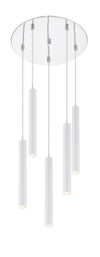 Forest 5 Light Island/Billiard in Chrome Finish