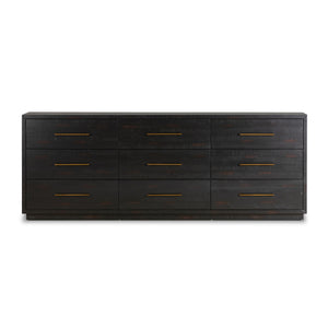 Suki 9 Drawer Dresser in Burnished Black