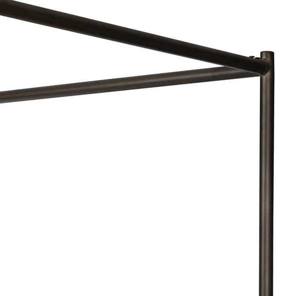 Leigh Canopy King Bed - Palm Ecru