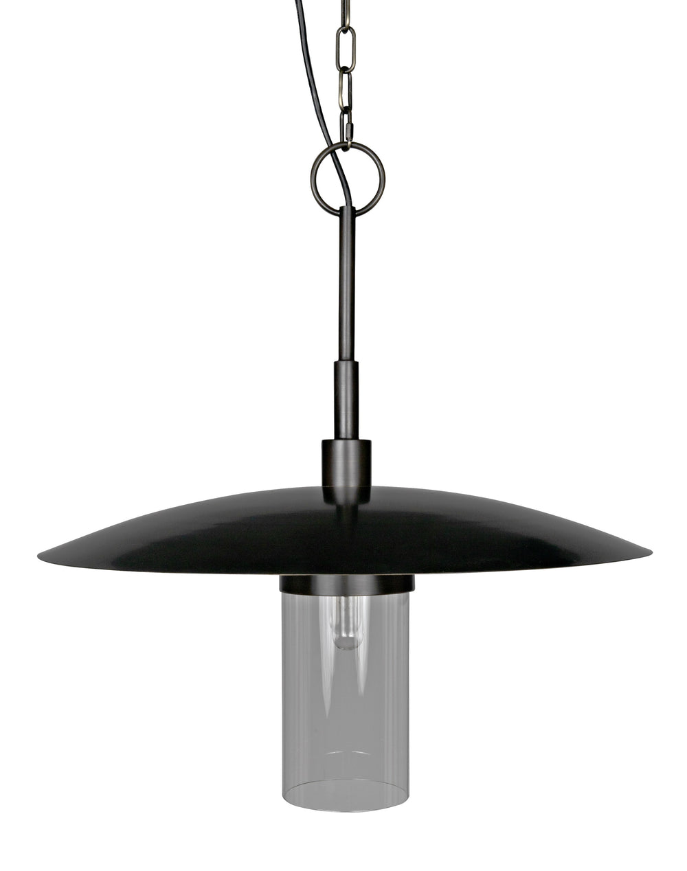 Anton Pendant, Metal with Aged Brass Finish
