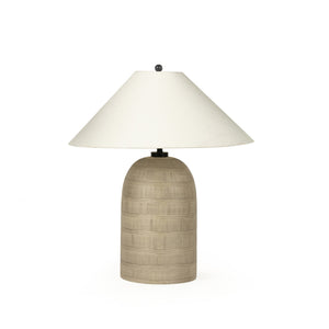 Brynner Table Lamp - Dripping Etched Silver