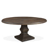 Nimes 72" Round Dining Table, Weathered Mango