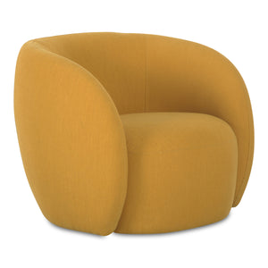 Moe's Rae Outdoor Accent Chair in Deep Yellow
