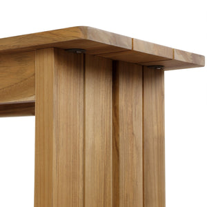 Chapman Outdoor Console Table - Natural Teak-FSC