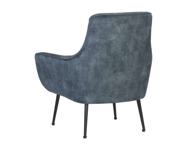 ALETTA LOUNGE CHAIR - NONO PETROL