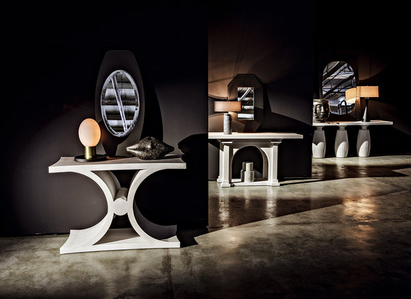 Multi-Face Stool, Black Fiber Cement