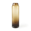 Amrita 4.8L x 4.8W x 16.0H Golden Brown Glass Vase