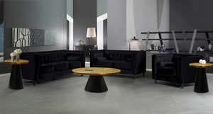 Harry Coffee Table In Brushed Gold/Matte Black