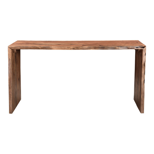 Moe's Tyrell Desk in Natural Acacia Wood