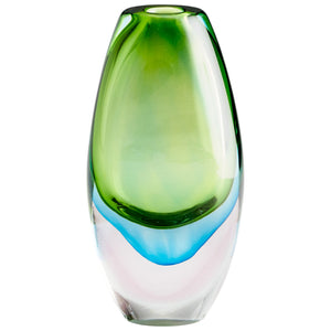 Large Canica Vase In Blue And Green