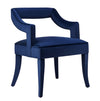 Tiffany Navy Velvet Chair