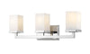 Tidal 3 Light Vanity  in Chrome Finish