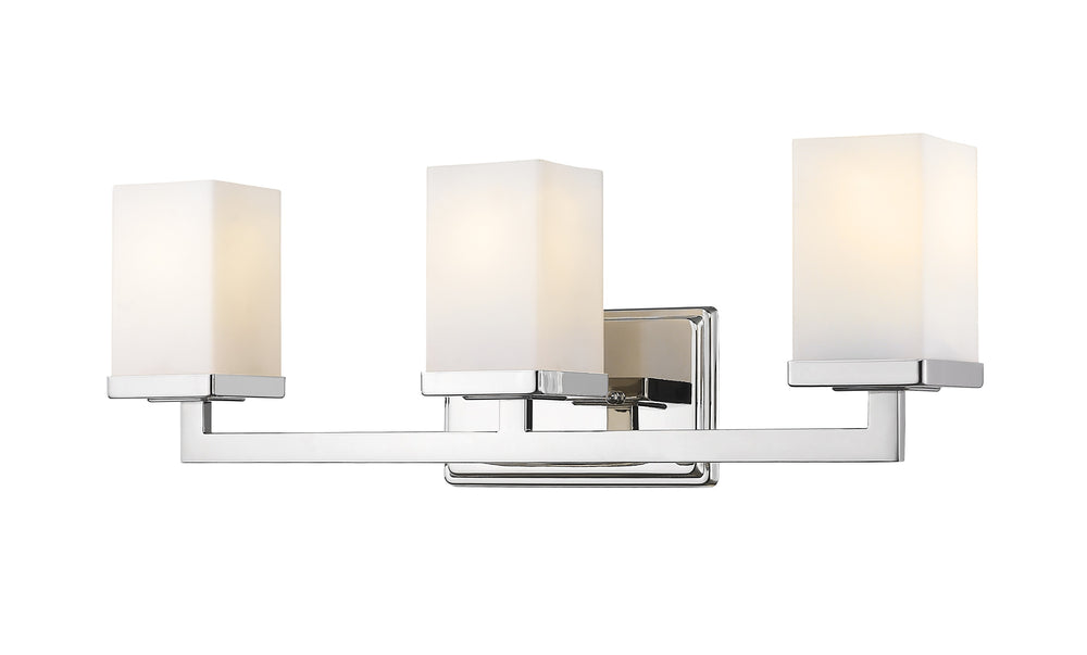 Tidal 3 Light Vanity  in Chrome Finish