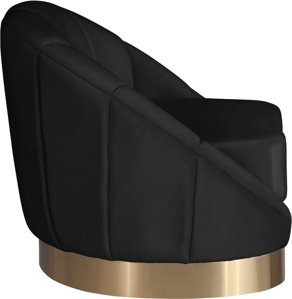 Jesse Chair In Black Velvet