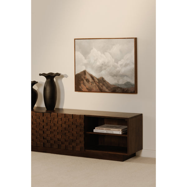 Moe's Easton Media Cabinet Brown Wood