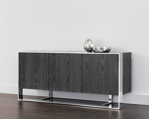 DALTON SIDEBOARD - STAINLESS STEEL - GREY