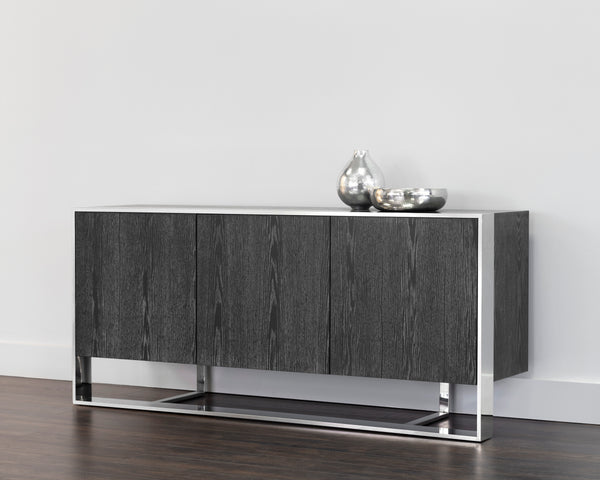 DALTON SIDEBOARD - STAINLESS STEEL - GREY