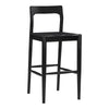 Moe's Owing Blackened Oak Barstool
