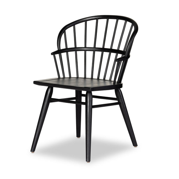 Connor Dining Chair In Black Ash