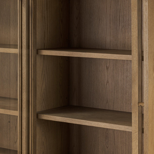 Bergstrom Cabinet - Warm Natural Oak Veneer