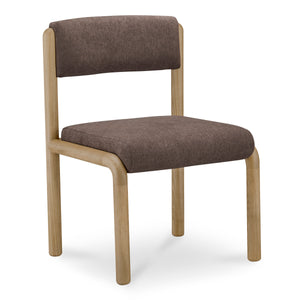 Moe's April Dining Chair Set in Deep Brown