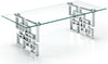Sara Coffee Table In Chrome