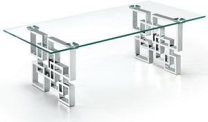 Sara Coffee Table In Chrome