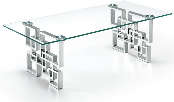 Sara Coffee Table In Chrome