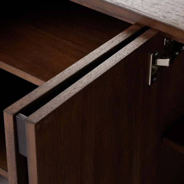 Castillo Media Console In Chestnut Parawood