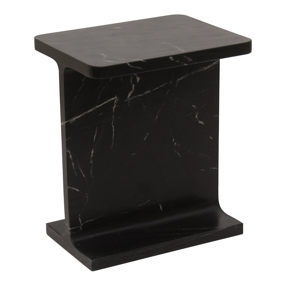 Moe's Tullia Accent Table in Black Marble