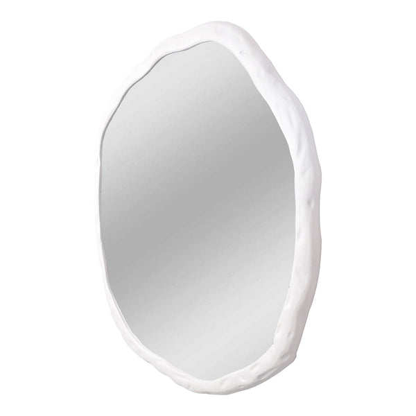 Moe's Foundry Large White Wall Mirror