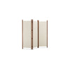 Moe's Enni Screen Off White Linen Divider